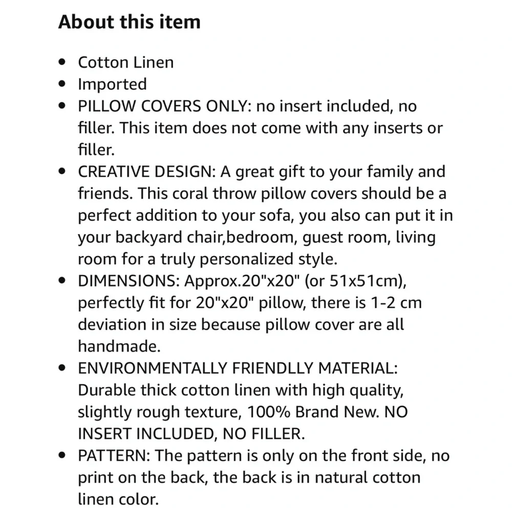 Luxury Home | Coastal Chic Nautical Coral Print Throw Pillow Cover
